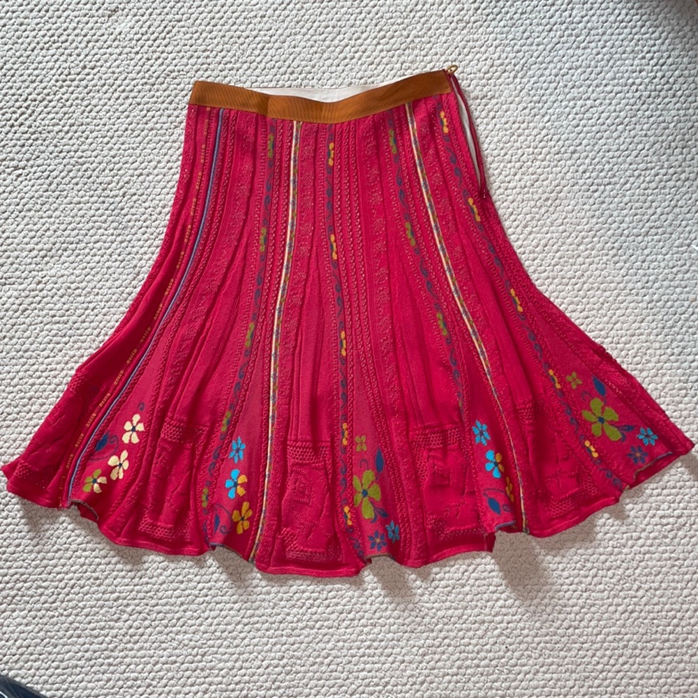 Cotton heavy flared skirt sz 4?